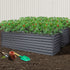 Garden Bed 320x80x77cm Planter Box Raised Container Galvanised Herb