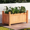 Wooden Raised Garden Bed Fir Wood Planter Box for Vegetables Flowers Storage