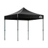 Instahut Gazebo Pop Up Marquee 3x3 Folding 500D Wedding Tent Base Pod Black