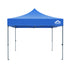 Instahut Gazebo Pop Up 3x3m w/Base Podx4 Marquee Folding Outdoor Wedding Camping Tent Shade Canopy Blue