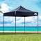 3x3m Pop Up Gazebo 500D Heavy Duty Canopy with Base Weights Navy