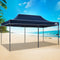 3x6M Pop Up Gazebo Outdoor Marquee Canopy Tent Navy Heavy Duty