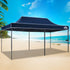 Gazebo Pop Up Marquee 3x6m Folding Tent Wedding Outdoor Camping Canopy Gazebos Shade Navy