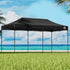 Gazebo Pop Up 3x6m w/Base Podx4 Marquee Folding Outdoor Wedding Camping Tent Shade Canopy Navy