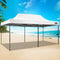 3x6M Pop Up Gazebo Outdoor Marquee Canopy Tent White Heavy Duty