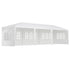 Instahut Gazebo 3x9m Marquee Wedding Party Tent Outdoor Camping Side Wall Canopy 5 Panel White