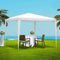 3x3m Outdoor Gazebo Canopy Tent Steel Frame UV Water Resistant White