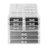 9 Drawer Clear Acrylic Cosmetic Makeup Organizer Jewellery Storage Box