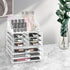 9 Drawer Clear Acrylic Cosmetic Makeup Organizer Jewellery Storage Box