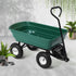 Garden Cart Dump 270kg Hand Trailer Trolley Wagon Wheelbarrow Pull 75L