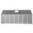 Greenfingers Greenhouse 4.2x2.5x1.95M Aluminium Polycarbonate Green House Garden Shed