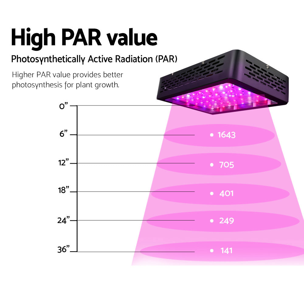 600W Grow Light LED Full Spectrum Indoor Plant All Stage Growth