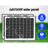 Single Swing Gate Opener 600KG 20W Solar Panel