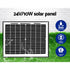 Dual Swing Gate Opener 800KG 10W Solar Panel