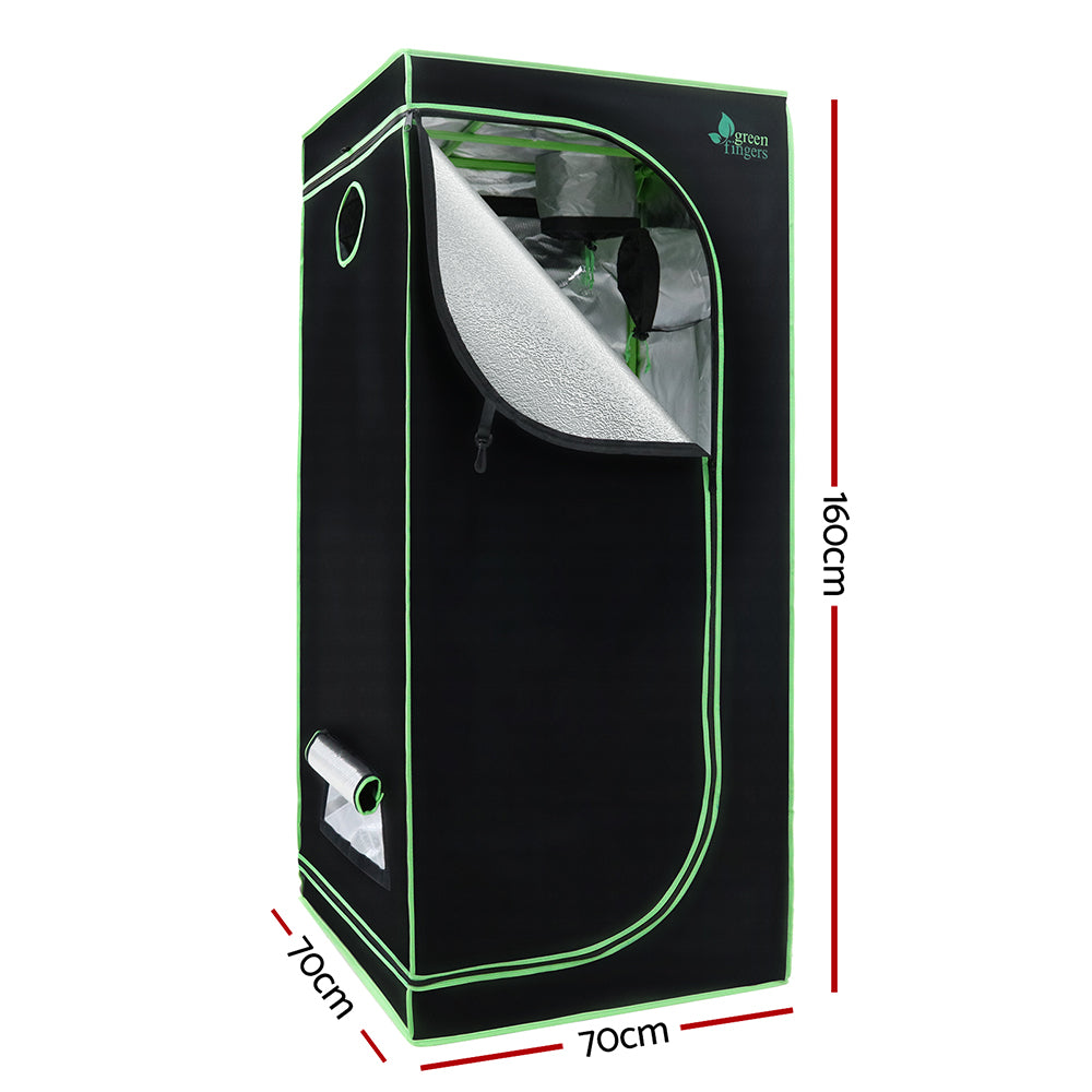 Grow Tent 70x70x160CM 1680D Hydroponics Kit Indoor Plant Room System