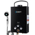 Portable Gas Water Heater 8L/Min LPG System Black