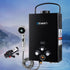 Devanti Portable Gas Water Heater 8L/Min With Pump LPG System Black