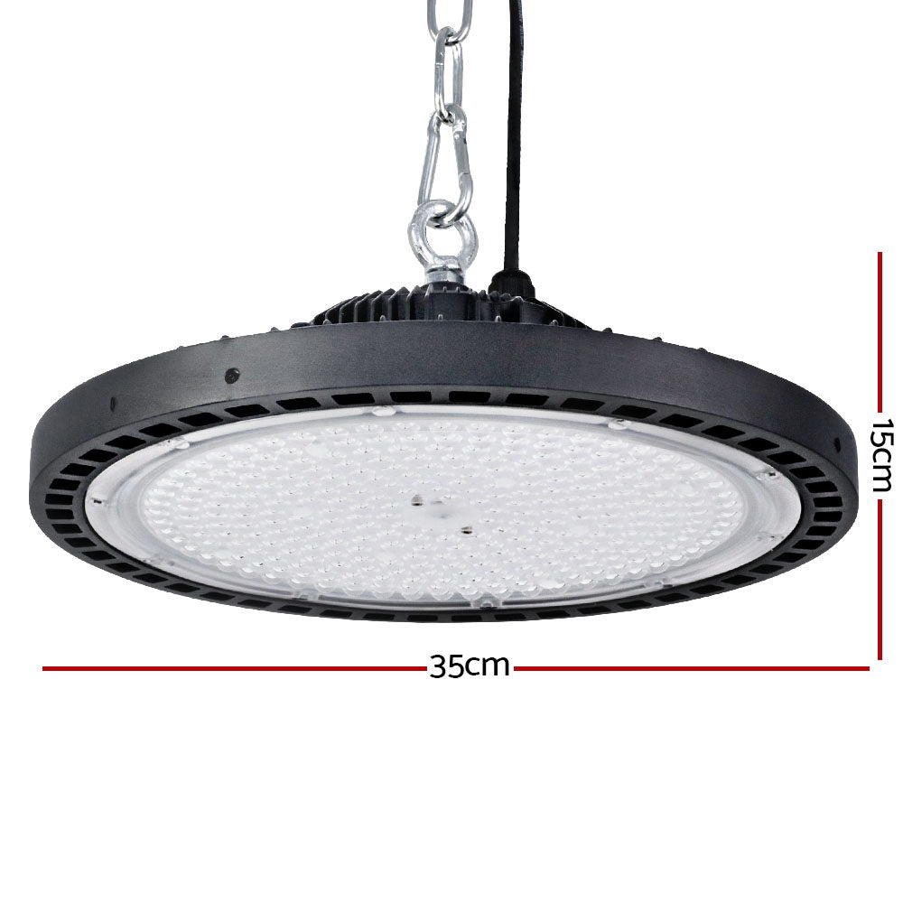 LED High Bay Lights 200W UFO Industrial Workshop Warehouse Factory Lamp