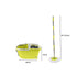 360° Spin Mop Bucket Set Spinning Stainless Steel Rotating Wet Dry Green