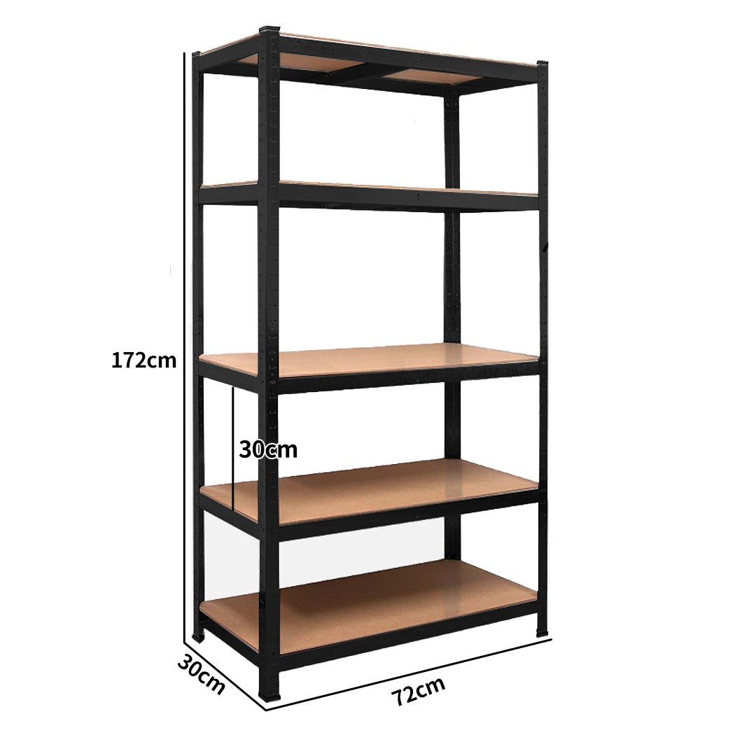 1.7M Warehouse Shelving Racking Steel Pallet Garage Shelves Metal Storage Rack