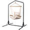 Outdoor Hammock Chair with Stand Swing Hanging Hammock Garden Cream