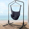 Hammock Chair with Stand Grey Hanging Swing Chair & Pillow