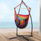 Rainbow Hammock Chair with Stand Hanging Swing Chair 180kg