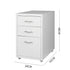 Metal Cabinet Storage Cabinets Folders Steel Study Office Organiser 3 Drawers