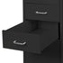 5 Drawers Portable Cabinet Rack Storage Steel Stackable Organiser Stand Black