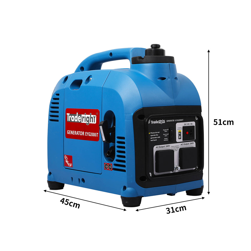 Generator Portable Inverter Adventure Generators Gas Single Phase Camping 3.5KW