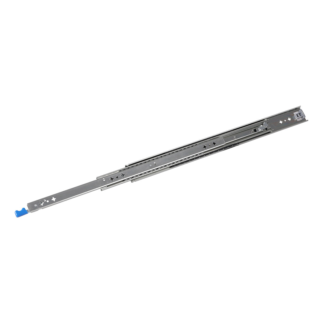 150KG Drawer Slides 400MM Full Extension Soft Close Locking Ball Bearing Pair