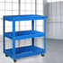 Tool Cart Trolley 3-Tier Toolbox Workshop Garage Storage Organizer Steel 150KG