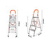 4 Step Ladder Multi-Purpose Folding Aluminium Lightweight Non Slip Platform