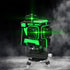 Laser Level Green Light Self Leveling 360° Rotary 3D 12 Line Measure