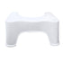 2x Toilet Step Stool Bathroom Potty Squat Aid for Constipation Relief