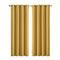 2x Blockout Curtains Panels 3 Layers Mustard