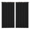 2x Blockout Curtains Panels 3 Layers Black CD1003-300X230-GY