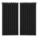 2x Blockout Curtains Panels 3 Layers Black CD1003-300X230-GY