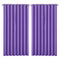 2x Blockout Curtains Panels 3 Layers Purple CD1003-300X230-GY