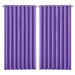 2x Blockout Curtains Panels 3 Layers Purple CD1003-300X230-GY