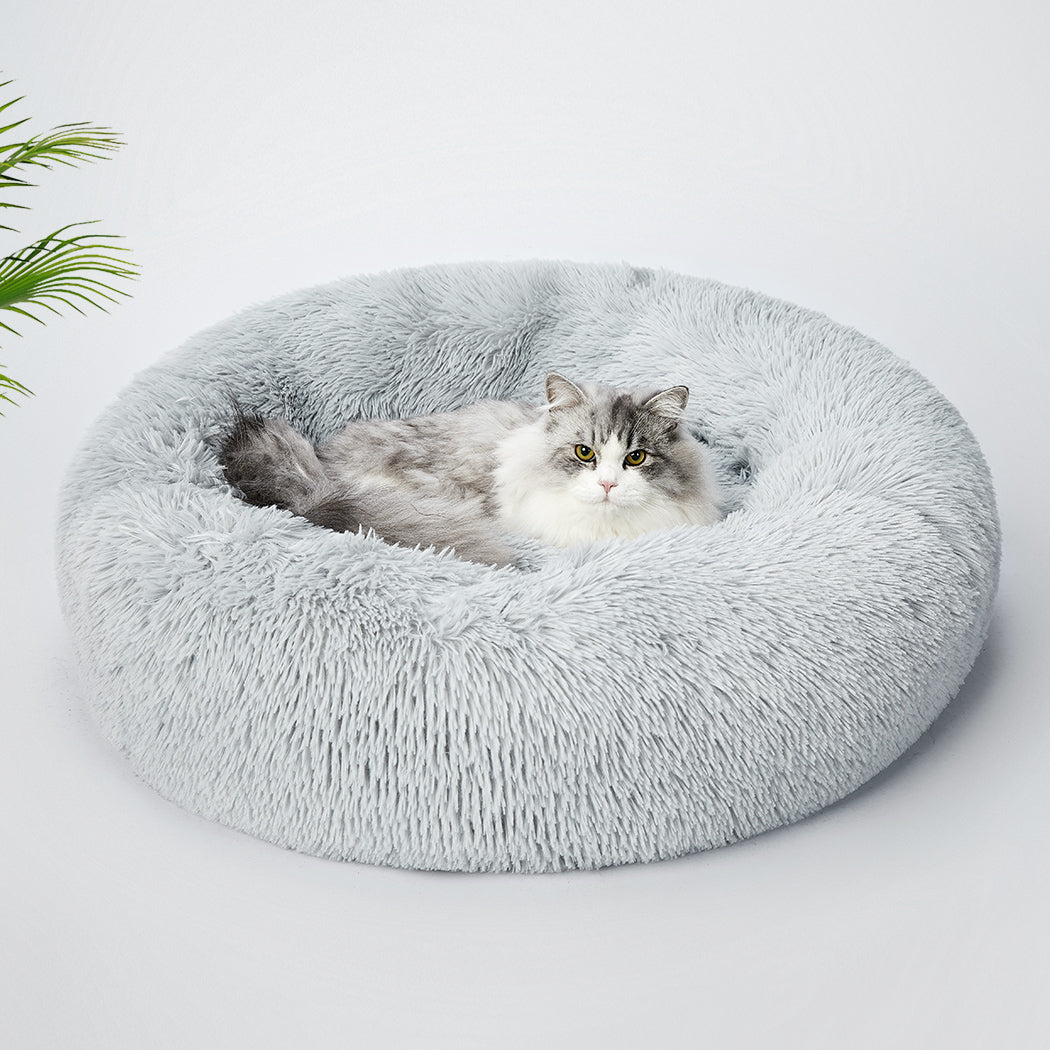 Pet Bed Dog Beds Mattress Bedding Cat Pad Mat Cushion Winter L Grey