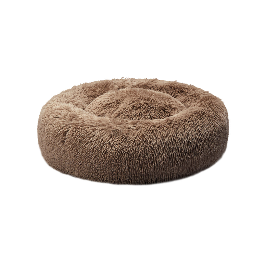 Pet Bed Mattress Dog Beds Bedding Cat Pad Mat Cushion Winter M Brown