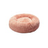 Pet Bed Cat Dog Donut Nest Calming Kennel Cave Deep Sleeping Pink S