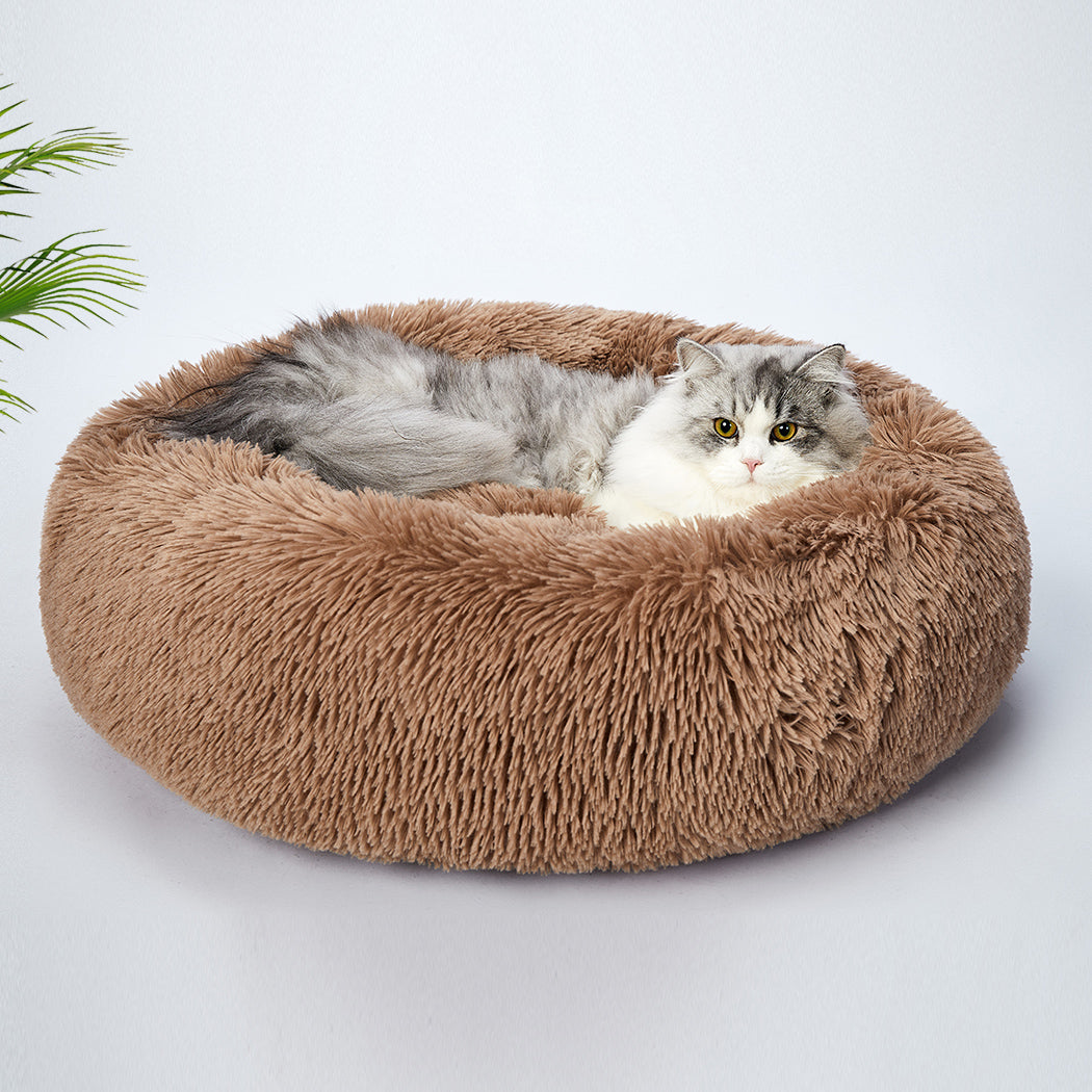 Pet Bed Mattress Dog Beds Bedding Cat Pad Mat Cushion Winter XXL Brown