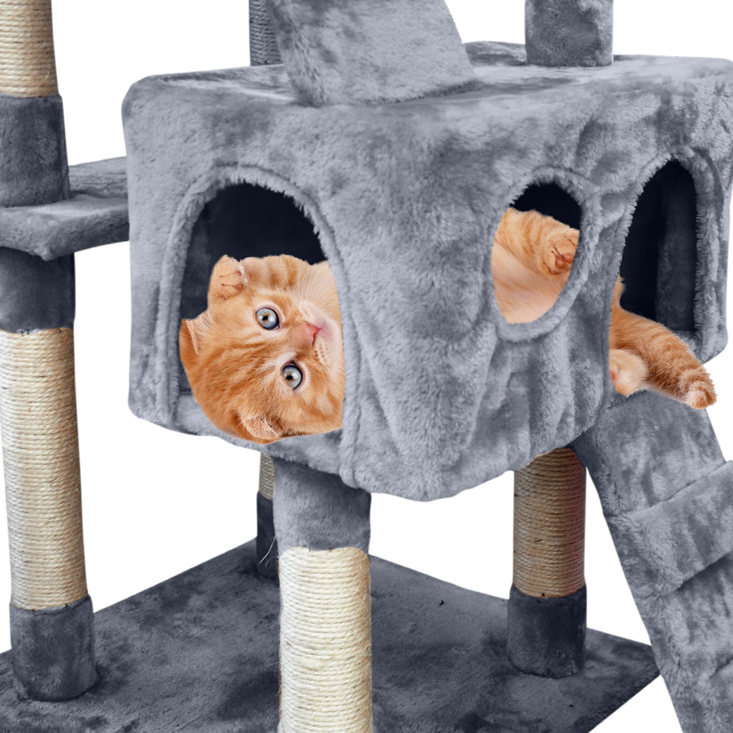 2.1M Cat Scratching Post Tree Gym House Condo Furniture Scratcher Tower