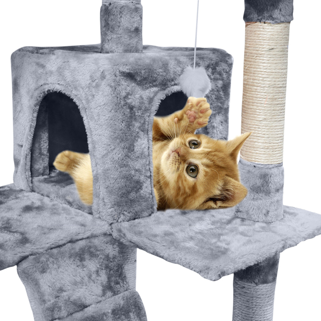 2.1M Cat Scratching Post Tree Gym House Condo Furniture Scratcher Tower