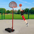 Basketball Hoop Stand System Ring Portable 2.1M Adjustable Height Kids In Ground