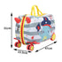 Kids Ride On Suitcase Children Travel Luggage Carry Bag Trolley Octopus