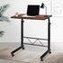 Laptop Desk Table Adjustable 60CM Dark Wood