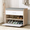 Artiss Shoe Storage Bench Cabinet Seat Drawer White Wooden Organizer